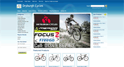 Desktop Screenshot of dryburghcycles.co.uk