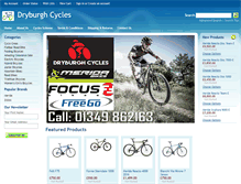 Tablet Screenshot of dryburghcycles.co.uk